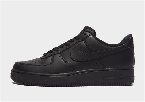 nike air force 1 heren zwart